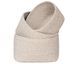 Lot de 3 paniers de rangement CADIMA – Coton beige - Photo n°1