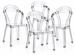 Lot de 4 chaise design transparentes ANYA en polycarbonate transparent – Design italien - Photo n°1