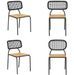 Lot de 4 chaises NASHVILLE – Intérieur et extérieur - Photo n°1