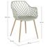 Lot de 4 chaises Optik - Polyvalentes pour intérieur et éxtérieur - Photo n°5