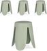 Lot de 4 tabourets d’appoint empilables IMOGEN - Hauteur d'assise 47 cm - Photo n°1