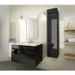 Salle de bain complète simple vasque L 80 cm - Noir verni 2 - Photo n°2