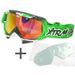 Lunette moto cross Xtrm verte - Photo n°1