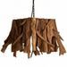 Lustre ethnique bois tropical naturel Arbuste - Photo n°1