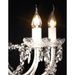 Lustre vénitien baroque 12 feux 1600 cristaux - Photo n°5