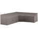 Madison Housse de salon de jardin en forme de L 270x270x65/90 cm Gris - Photo n°1