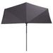 Madison Parasol de balcon Sun Wave 270x150 cm Bleu saphir - Photo n°3