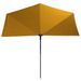 Madison Parasol de balcon Sun Wave 270x150 cm Jaune doré - Photo n°3