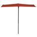 Madison Parasol de balcon Sun Wave 270x150 cm Rouge brique - Photo n°1