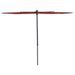 Madison Parasol de balcon Sun Wave 270x150 cm Rouge brique - Photo n°2