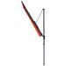 Madison Parasol de balcon Sun Wave 270x150 cm Rouge brique - Photo n°8