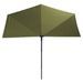 Madison Parasol de balcon Sun Wave 270x150 cm Vert sauge - Photo n°3