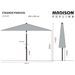 Madison Parasol de jardin Denia 200x200 cm vert - Photo n°6