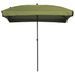 Madison Parasol Patmos Luxe Rectangulaire 210x140 cm Vert sauge - Photo n°1