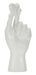 Main décorative minimaliste aux doigts croisés 9 x 5,8 x 22,1 cm - Photo n°1