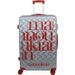 MANOUKIAN Valise Chariot 8 roues 72 cm ABS Rouge/Argent - Photo n°1
