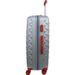 MANOUKIAN Valise Chariot 8 roues 72 cm ABS Rouge/Argent - Photo n°3