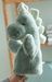 Marionnette dinosaure peluche vert menthe Siri - Photo n°3