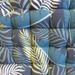 Matelas de sol souple 100% coton imprimé JUNGLE 120x60x5cm - Bleu - Photo n°5