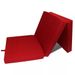 Matelas en mousse pliable en 3 sections 190 x 70 x 9 cm Rouge - Photo n°1