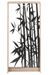 Meuble à chaussures chêne naturel rideau Bambou 21 paires Shoot 58 cm - Photo n°1
