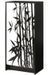 Meuble à chaussures noir rideau bambou suisse 21 paires Shoot 58 cm - Photo n°1
