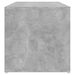 Meuble bas de rangement gris béton 105x35x35 cm - Photo n°5