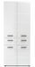 Meuble colonne double blanc brillant Kinzo 60 cm - Photo n°1