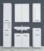 Meuble colonne salle de bain blanc brillant 2 portes 1 tiroir Kinzo 30 cm - Photo n°3