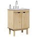 Meuble de lavabo de salle de bain OTTA 59x40x80 cm bois massif - Photo n°1