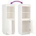 Meuble de rangement 1 porte 1 étagère Loupia 37 cm - Bois pin massif - Photo n°9
