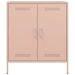 Meuble de rangement 2 portes en acier Klavin 68 cm - Style Industriel - Photo n°1