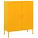 Meuble de rangement 2 portes Klako 80 cm - Acier mat - Photo n°1