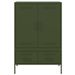 Meuble de rangement haut 2 portes 2 tiroirs en acier Klavin 68 cm - Style Industriel - Photo n°1