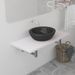 Meuble de salle de bain Blanc 90x40x16,3 cm - Photo n°1