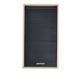 Meuble mural cuisine noir KUMA 40 cm – Élément haut avec rideau et étagères modulables - Photo n°1