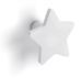 Meuble penderie blanc avec miroir sans pieds et patère étoile blanc - Photo n°2