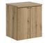 Meuble sous-vasque suspendu 2 portes avec plan NOVA OAK – Naturel et rangement pratique - Photo n°1