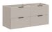 Meuble sous-vasque suspendu 4 tiroirs ADEL 120 cm – Design rainuré - Photo n°1