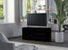 Meuble TV 1 porte 2 tiroirs bois noir brillant Ressi 80 cm - Photo n°3