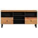 Meuble TV 100x33x46 cm bois d'acacia solide - Photo n°5