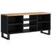 Meuble TV 100x33x46 cm bois d'acacia solide et d'ingénierie - Photo n°10