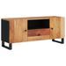 Meuble TV 105x33,5x46 cm bois d'acacia solide et d'ingénierie - Photo n°1