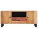 Meuble TV 105x33,5x46 cm bois d'acacia solide et d'ingénierie - Photo n°4