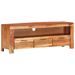 Meuble TV 110x30x40 cm Bois d'acacia massif - Photo n°11