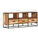 Meuble TV 110x30x45 cm Bois d'acacia massif 2 - Photo n°8