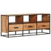 Meuble TV 110x30x45 cm Bois d'acacia massif 2 - Photo n°9