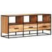 Meuble TV 110x30x45 cm Bois d'acacia massif 2 - Photo n°11