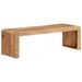 Meuble TV 110x33x33 cm bois d'acacia massif - Photo n°1