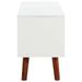 Meuble TV 110x35x50 cm Bois d'acacia solide et MDF 2 - Photo n°4